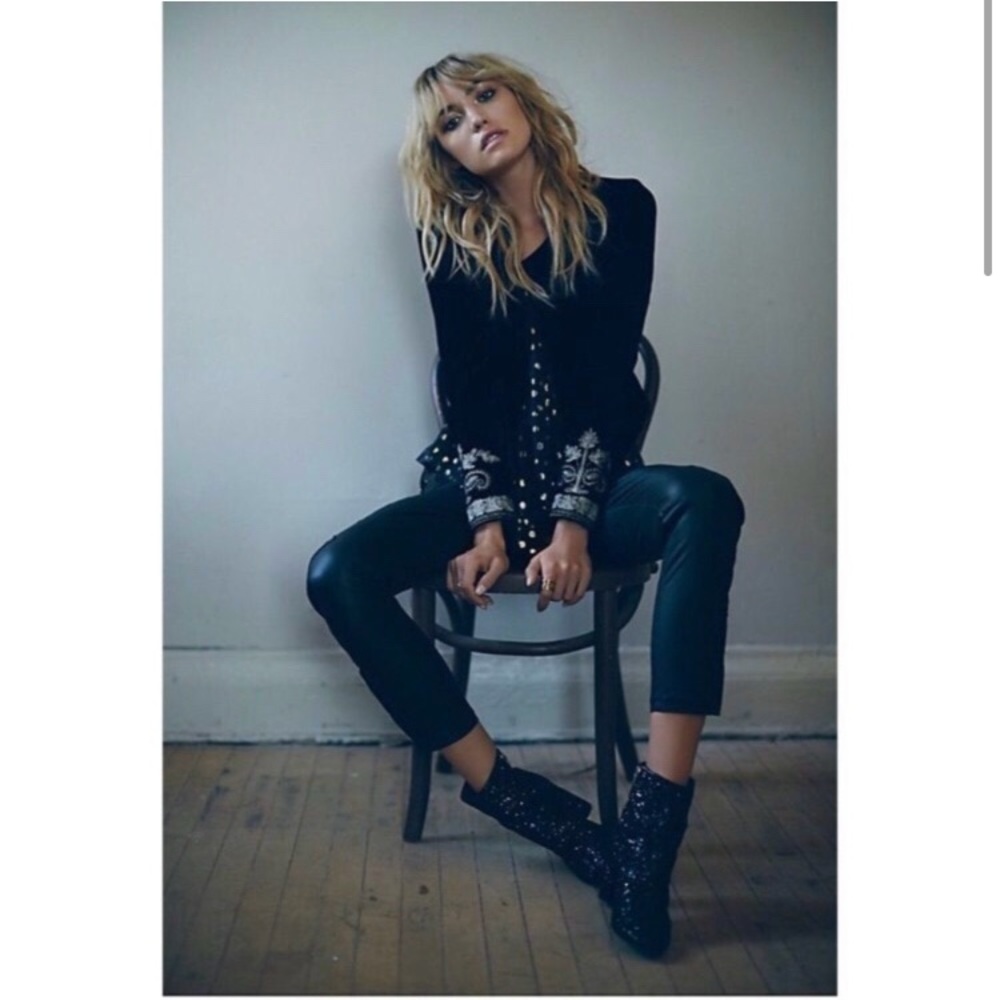 Free People vegan leather legging pant 30 - Picture 2 of 5